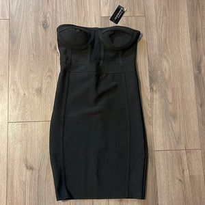 Black strapless Cocktail Dress *New With Tags